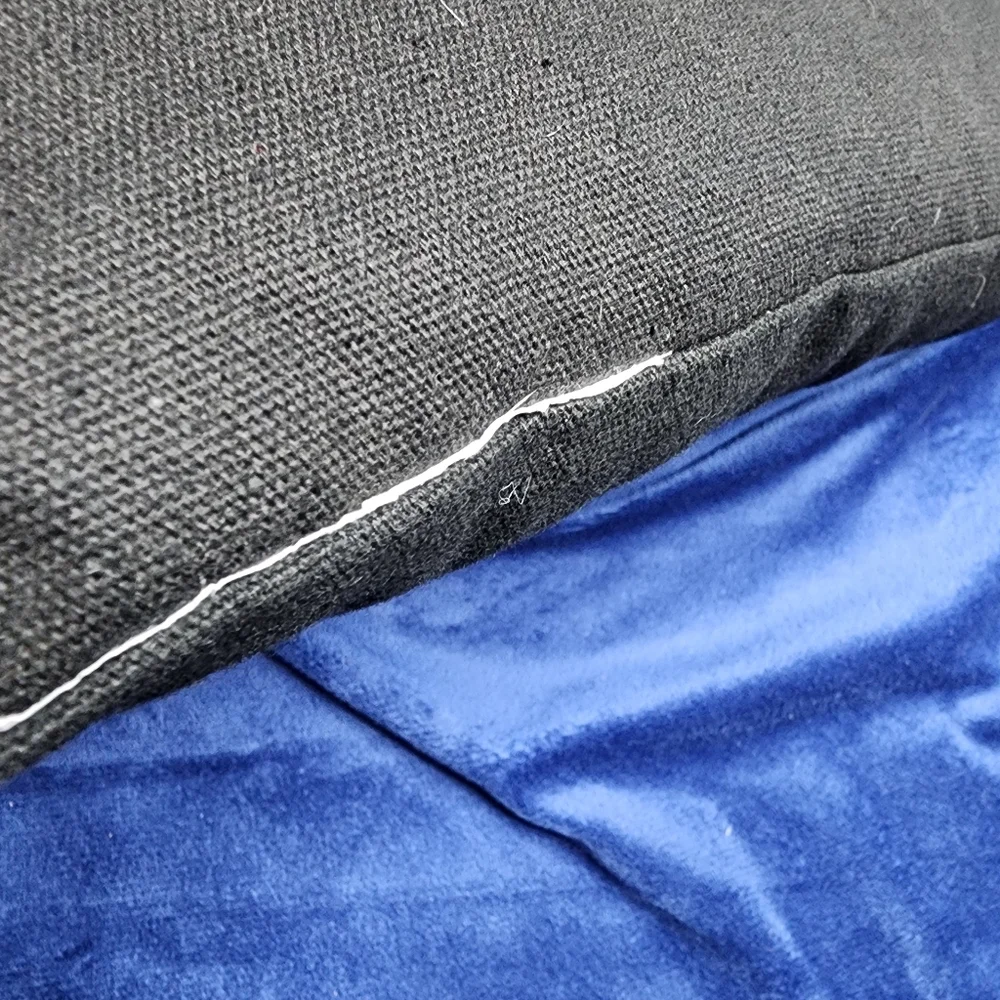 Black‎ Pillow with Gold 'Nevermore' Text Wednesday Netflix Addams Family Gothic